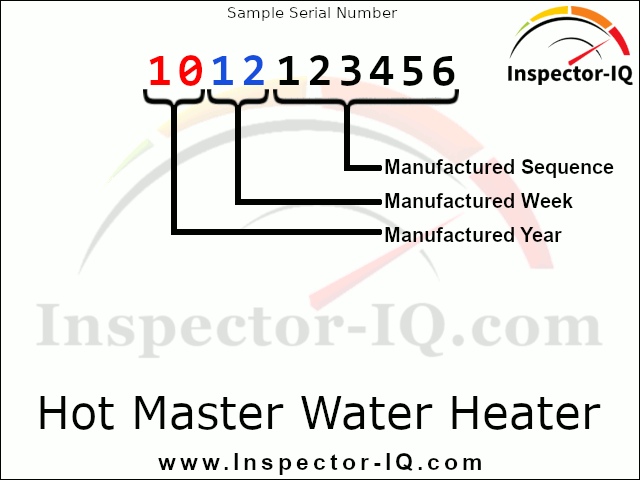 Hotmaster Water Heater Age Format 1