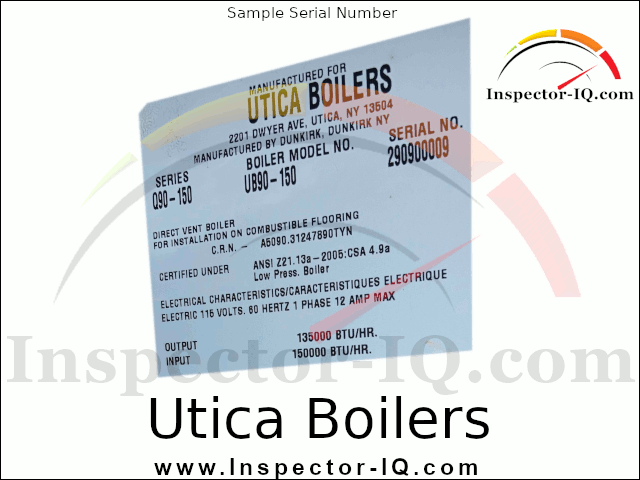 Utica Boiler Age Format 2 Sample 3