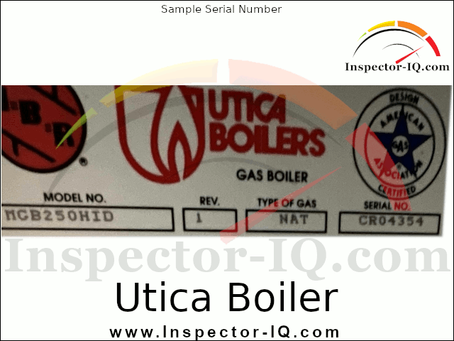 Utica Boiler Age Format 3 Sample 2