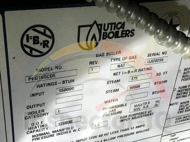 Utica Boiler Age by serial number
