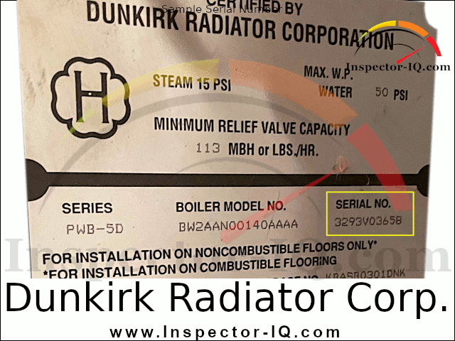 Dunkirk Boiler Age Format #2 Dunkirk Boiler Age Format #2 Sample #1