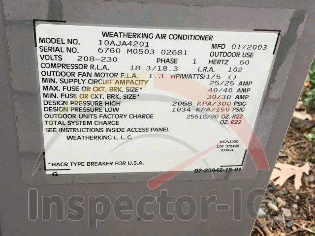 Rheem AC Age Format 3