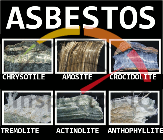 Asbestos fibers