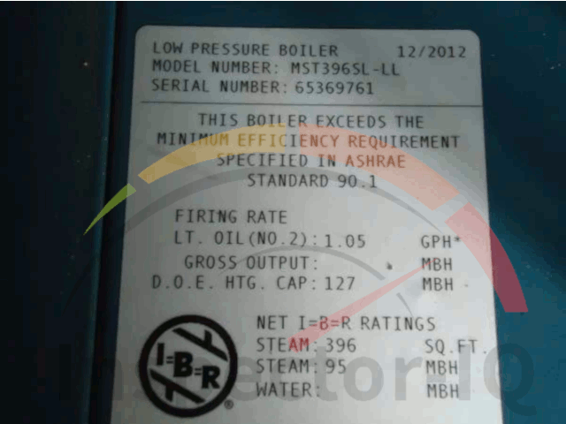 Sample #2 Burnham Boiler Age format #2