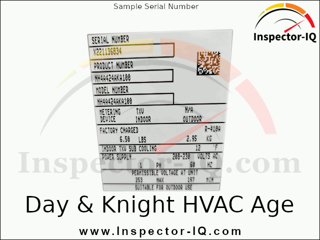 Day & Knight HVAC Age Format 1 Sample 2