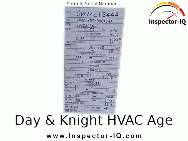 Day & Knight HVAC Age Format 3 Sample 1