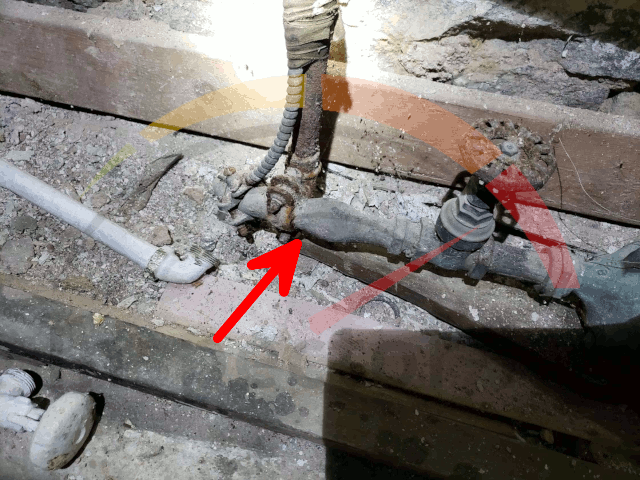 Example Lead water main supply