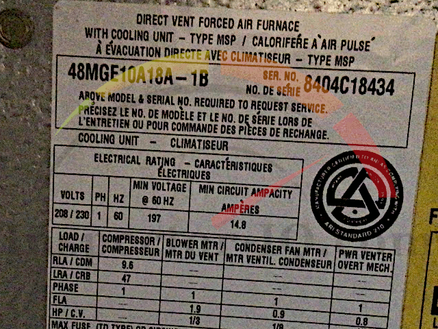 Magic-Pak HVAC Age by serial number
