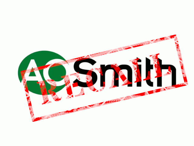 A.O. Smith Water Products Company:  Release # 92-016