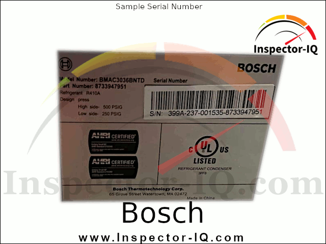 Bosch Boiler Age Format #4 Sample #2