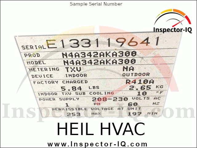 Heil HVAC Age Format 1