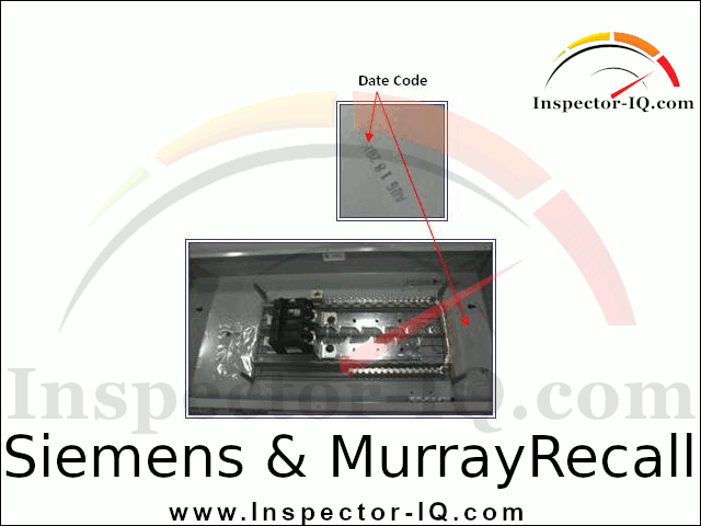 Siemens and Murray Load Center Recall