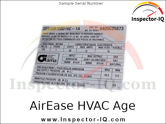 AirEase HVAC Age Format #3 Sample #1