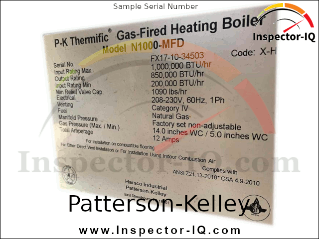 Patterson-Kelley HVAC Age Format 1 Sample 1