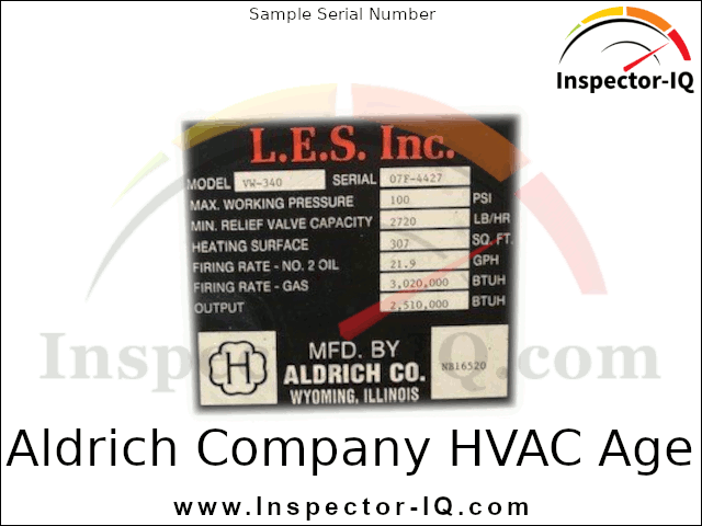 Aldrich Company Format 1 Sample 1