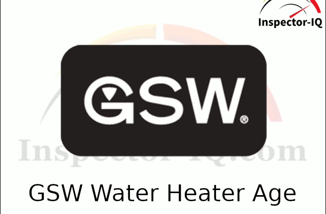 GSW Water Heater age
