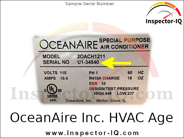 OceanAire HVAC Age Format 1 Sample 1