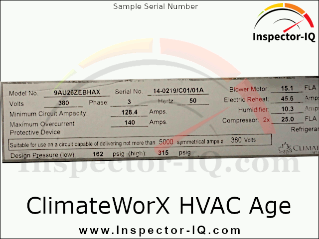 ClimateWorX HVAC Age Format 1 Sample 1